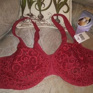 Olga Lacy Red Bra